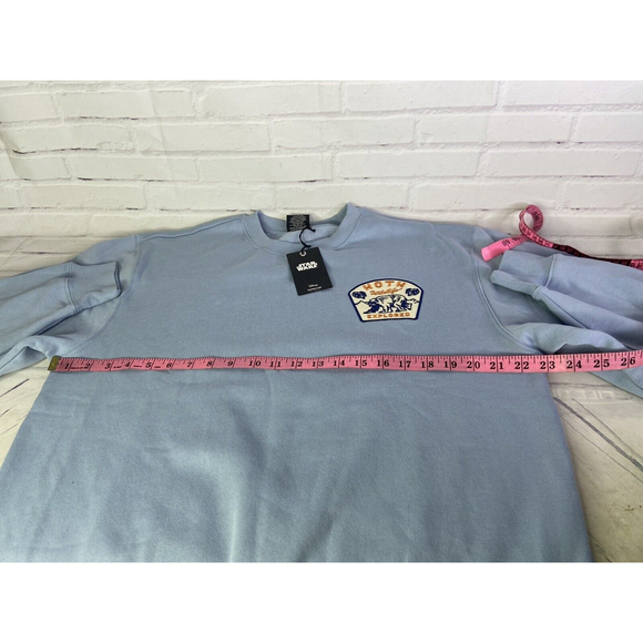 Star Wars Hoth Expeditions Wilflife Pullover Crew Sweatshirt Blue Mens Size M - Picture 9 of 12